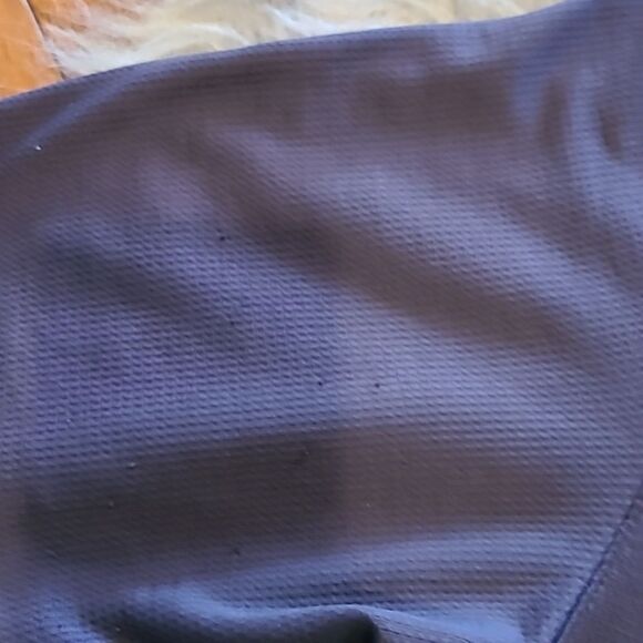 Nike mens dark gray and black dri fit polyester short sleeve polo size medium - Picture 7 of 8